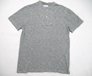 Homespun Knitwear ホームスパン ヘンリーネックTシャツ(L) グレー カナダ製