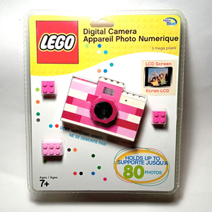 【lgc1】LEGO　レゴ　トイカメラ(デジタルカメラ)　ピンク×ホワイト　キッズカメラ　ブロック　300万画素　Pink　未開封