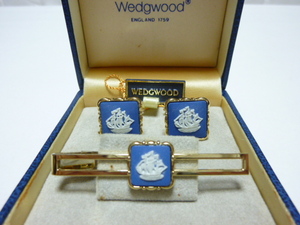 ウェッジウッド　Wedgwood　タイピン＆カフス　美品！！