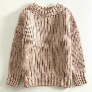 30e4 【美品】 DRIES VAN NOTTEN ドリスヴァンノッテン ランウェイ着 ローゲージ ショートセーター ピンク モヘア混 ベルギー製 ニット