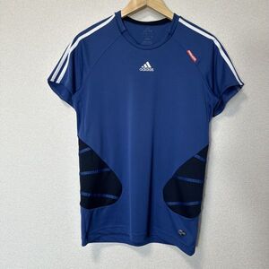 adidas アディダス ショート スリーブ 半袖 T シャツ プラ クティス 紺 ネイビー サッカー フット サル ボール トレーニング ウエア S18