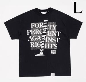 UNDER R x FORTY PERCENT AGAINST RIGHTS　黒　Lサイズ　EVENT SPECIAL T-SHIRT　Tシャツ　FPAR　限定　40％