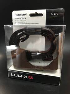 値下げ　Panasonic LUMIX ＧＦ7用ボディケース、ストラップ未使用品　DMW-BCS K4