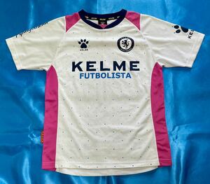 KELME・サイクリングジャージ・半袖Tシャツ・白系・派手・メンズMサイズ・No.KC23311S　トレーニングTシャツ