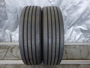 245/70R19.5 136/134J ヨコハマ ZEN 102ZE 中古 9.9分山 2本セット サマータイヤ 2021年製