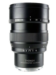 中一光学｜ZHONG YI OPTICS SPEEDMASTER 85mm F1.2 - ソニーEマウント フルサイズ対応　単焦点レンズ