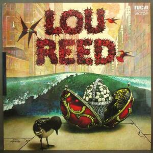 (LP)独Orig橙ラベル LOU REED [ロックの幻想] ルー・リード/表RCA表記の初回ジャケ/内溝有/ジャケ不良/Velvet Underground/1972年/LSP-4701