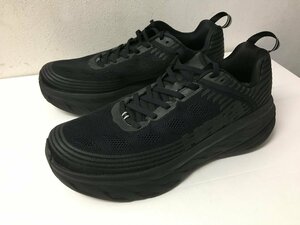 ◆HOKA one one ホカオネオネ 美品　28cm M BONDI 6 スニーカー 黒 サイズ10