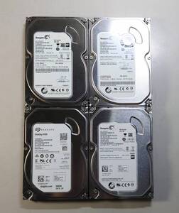 KN3443 【中古品】4個セット Seagate ST500DM002 HDD 500GB