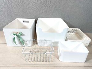 TS2224_Ts◆モデルR展示品◆IKEA/Inomata◆収納ボックス◆大：W310 H220 D350◆リボン：W240 H197 D345◆