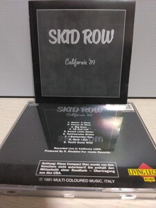 ☆SKID ROW☆CALIFORNIA ’89【貴重音源盤】スキッド・ロウ CD レア 