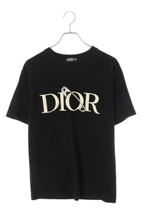 ディオール 20AW 043J625B0554 サイズ:S DIOR AND JUDY BLAMEロゴ刺繍Tシャツ 中古 SS13