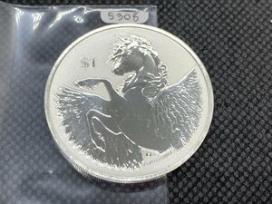 31.1グラム 2022年 (新品) セントヘレナ「ペガサス」純銀 1オンス 銀貨