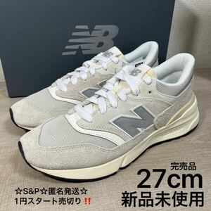 1円スタート売切り 新品未使用 27cm 完売品 New Balance ニューバランス U997RCE 997 スニーカー シューズ ホワイト グレー