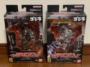 未開封　ゴジラアクションフィギュア 2種（ゴジラ2004 メカゴジラ2002）　バンダイトイズ　Godzilla Action Figure Bandai Toys