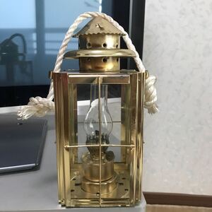 オイルランタン(中古)金色