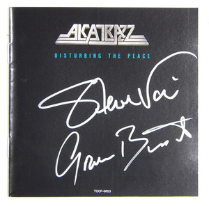 ★【 アルカトラズ ／ Alcatrazz 】直筆サインりCD★グラハム・ボネット★スティーヴ・ヴァイ★