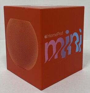 Ik526★APPLE Home Pod mini (オレンジ) MJ2D3J/A アップル ペアリング確認済み/現状渡し 中古★