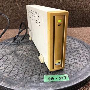 98-217 激安 レトロPC パーツ 外付けHDD ハードディスク IO DATA アイ・オー・データ HDVS-2G/98IIIP SCSI 通電のみ確認 HDD無し ジャンク