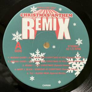 【この盤オンリーRemix】Christmas Anthem Special Mariah Carey All I Want For Christmas Is You Wham! Last Christmas TLC Sleigh Ride