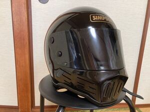 SIMPSON M32 7 1/4 58cm シンプソン　クリアシールド付き　m30 m62 bell Buco SHOEI Arai