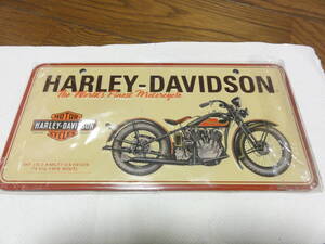 ハーレーダビッドソン ライセンスプレート ナンバープレート 新品 未使用 未開封 アメリカン ビンテージ HARLEY-DAVIDSON 