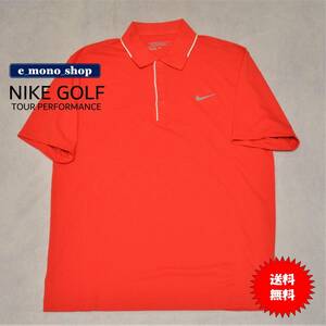 激レア！ NIKE GOLF ナイキゴルフ ポロシャツ (レッド) L 美品！ 送料無料！