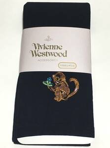 Vivienne Westwood　モンキーオーブ レギンス　10分丈　L～LL　日本製　ネイビー　ヴィヴィアンウエストウッド　定価3.300円