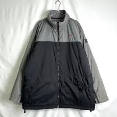 00s NIKE 中綿 ナイロン ジャケット XL グレー ビッグサイズ