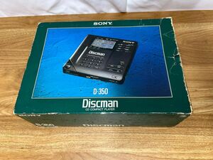 SONYDISCMAN CDコンパクトプレイヤーD-350通電・動作未確認 元箱付き