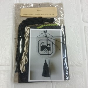 100円〜 kicca 手芸キット■Embroidery cat