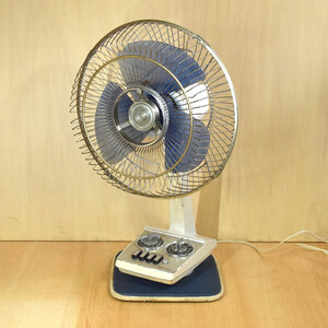 昭和レトロ 日立 卓上扇風機 D-626 A.C. 30CM DESK FAN Hitachi 通電