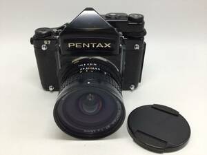 F72♪【動作/精度未確認】PENTAX ペンタックス 67 中判 フィルムカメラ smc PENTAX 67 1:4 45mm レンズ 現状品 ジャンク品 ♪