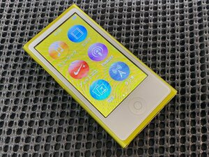 ●中古● iPod nano7 16GB イエロー MD476J/A シリアルナンバー DCYK523MFOGN