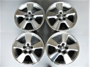 【純正品】ウィッシュ純正アルミホイール 15×6.0J 100-5H IN45 ハブ径54mm☆純正戻し・スタッドレス用等に☆4本セット！