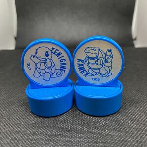 ゼニガメ　カメックス　ポケットモンスター ポケモン pokemon 海外　レトロ　ハンコ　セット　スタンプ