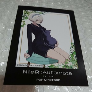 ニーアオートマタ 2B ポップアップストア 限定 ポラショット カード 美品