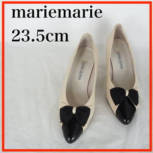 MK7359*mariemarie*レディースパンプス*23.5cm*アイボリー