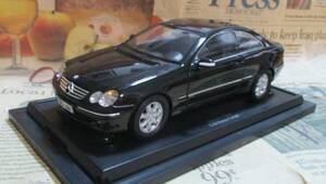 ★激レア絶版*ディーラー限定*京商*1/18*2002 Mercedes-Benz CLK Coupe ブラック