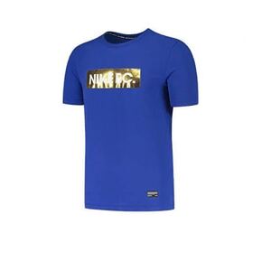 NIKE F.C. DRI-FIT ゴールドブロックTシャツ BQ8118-495/XL ゴールドの「NIKE F.C.」が目立つ DRI-FIT Tシャツ