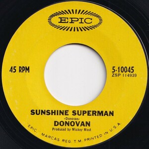 Donovan Sunshine Superman / The Trip Epic US 5-10045 206553 ROCK POP ロック ポップ レコード 7インチ 45