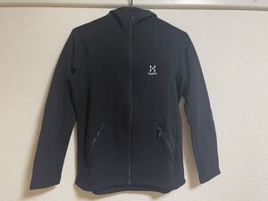 【中古美品】HAGLOFS ホグロフス BUNGY HOOD WOMEN Mサイズ ブラック レディース 【試着のみ】