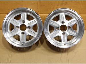 A615 希少 絶版 当時物 TOPY NISSAN 日産 フェアレディZ 純正 14X6J+10 PCD114.3 2本 品番 40300 P8101 S30 S130 240Z 260Z 280Z 280ZX