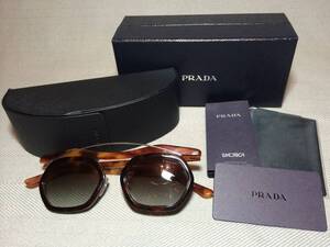 訳有 新品 本物 プラダ コレクション サングラス ブラウン ブラック PRADA b