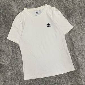 adidas アディダス Tシャツ 半袖カットソー サイズS ホワイト 白 メンズ トップス 最落なし （R19）