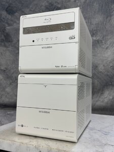 □t608　中古★MITSUBISHI　REAL　DVR-BF2000/LCD-LF2000　三菱　ブルーレイディスクレコーダー/ステーションセット　08年製