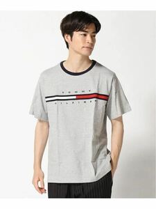 TOMMY HILFIGER トミー ヒルフィガー　ロゴTシャツ / TINO TEE ユニセックス　L