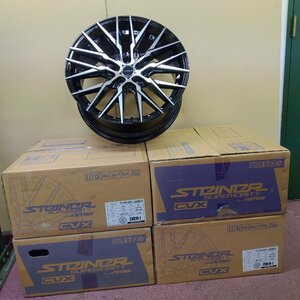 [16375] [共豊コーポレーション STEINER CVX19-1] 19x8.5J +35 PCD114.3 5穴 展示未使用品 4本