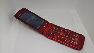 M028 docomo FOMA らくらくホン F-09B FUJITSU 富士通/ガラケー/ケータイ 簡易動作確認＆簡易清掃＆初期化OK 判定○ 現状品 送料無料　