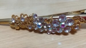 ☆ビジュー付ヘアクリップ/12cm①